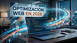 Notebook con código HTML5 para un diseño web optimizado en Chile.