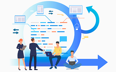 Diagrama de flujo de IA y automatización